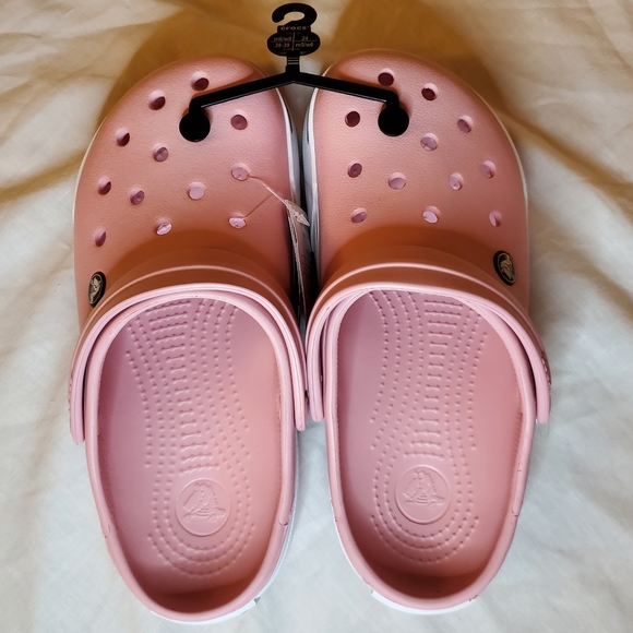 NEW CROCS Crocband II Petal Pink - Picture 3 of 10